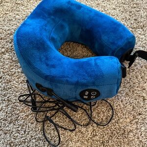 Blue Neck Pillow with Massage Conaircare